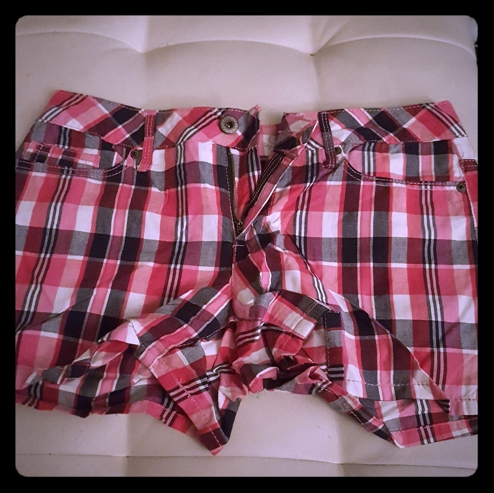 Flannel shorts